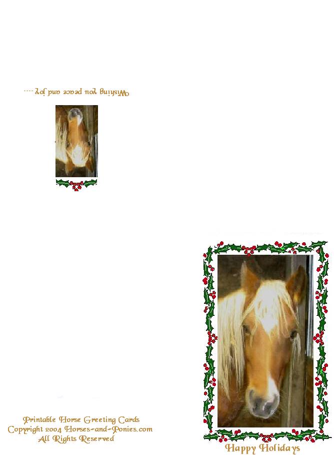 free birthday cards printable. It will also fit our Free Printable Horse Birthday Cards.